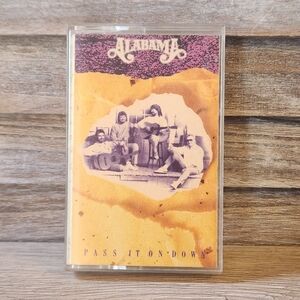 🔥 Alabama Cassette Tape Music Pass It On Down Classic Country Music Vintage